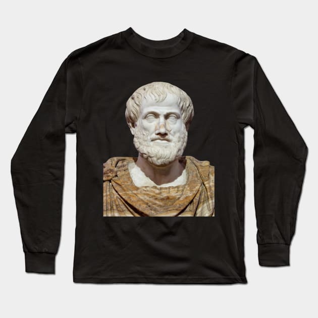 Aristotle Plain Portrait Long Sleeve T-Shirt by isstgeschichte